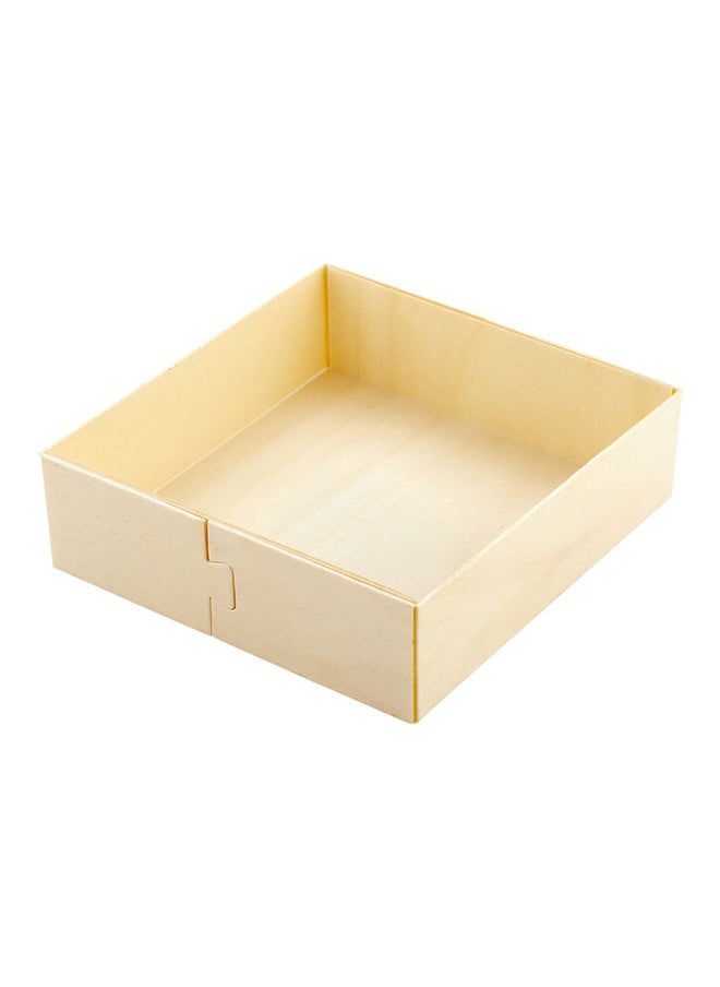Restaurantware-Taipei 17 Ounce Food Containers, 100 Square Wooden Bento Boxes - Lids Sold Separately, Grease Impermeable, Poplar To Go Boxes, Disposable, Serve Noodles, Dumplings, And More