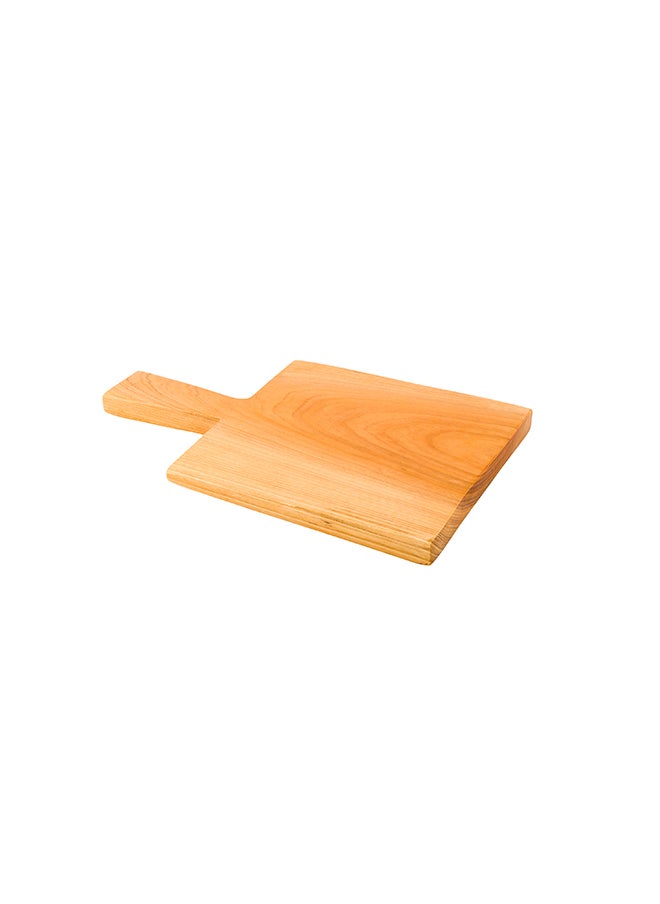 Restaurantware- 11.75 x 7.5 Inch Cutting Board With Handle, 1 Square Paddle Cutting Board - Shatterproof, Lightweight, Wood Vintage Cheese Board, For Chopping And Serving Bread, Meat Or Charcuterie