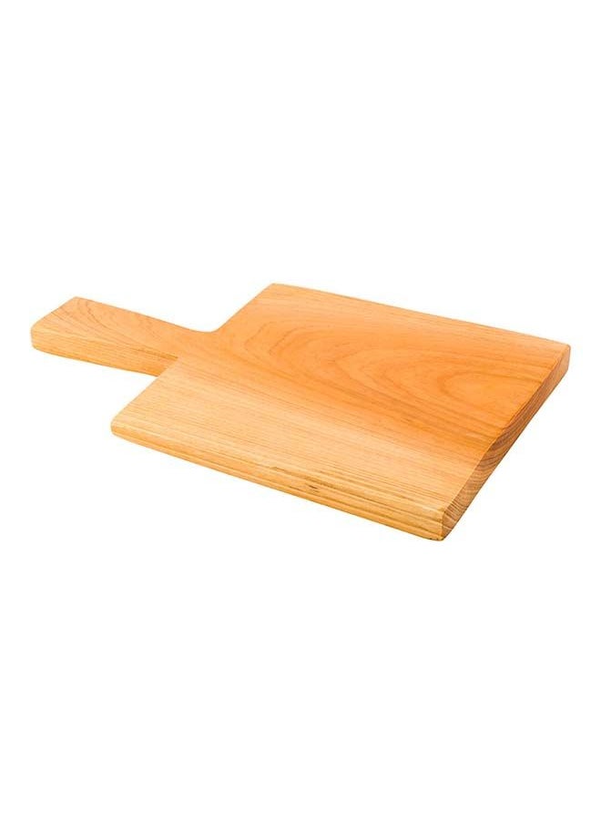 Restaurantware- 11.75 x 7.5 Inch Cutting Board With Handle, 1 Square Paddle Cutting Board - Shatterproof, Lightweight, Wood Vintage Cheese Board, For Chopping And Serving Bread, Meat Or Charcuterie
