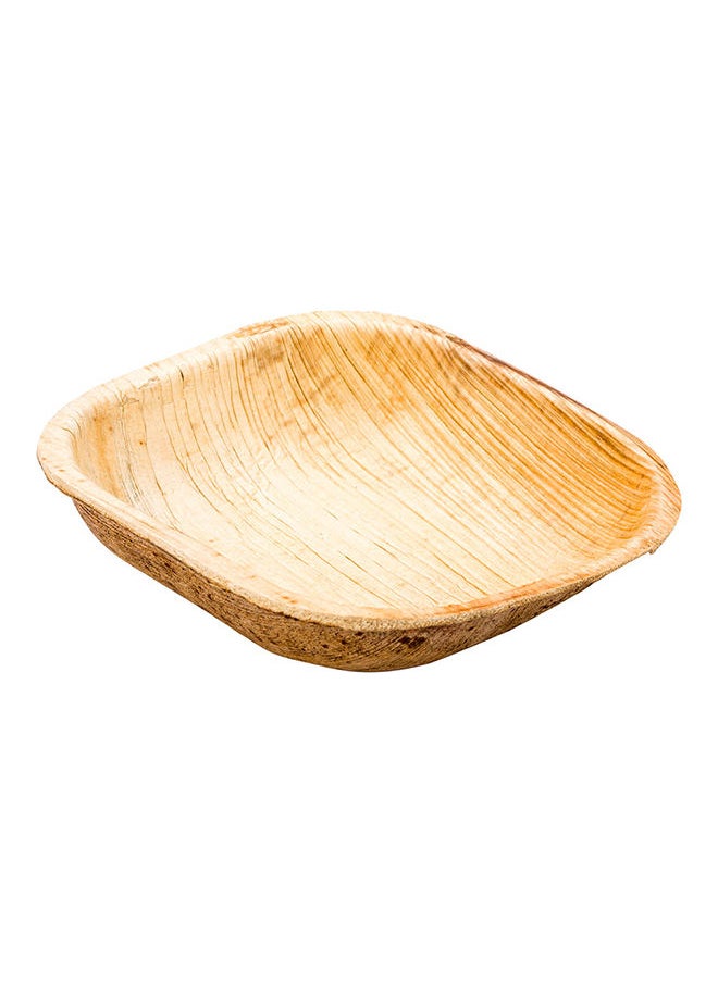 Restaurantware-Indo 4 Ounce Round Palm Mini Bowls, 100 Microwavable Palm Leaf Appetizer Bowls- Freezable, Sustainable, Areca Palm Leaf Deep Bowls, Oven-Ready, For Hot & Cold Foods