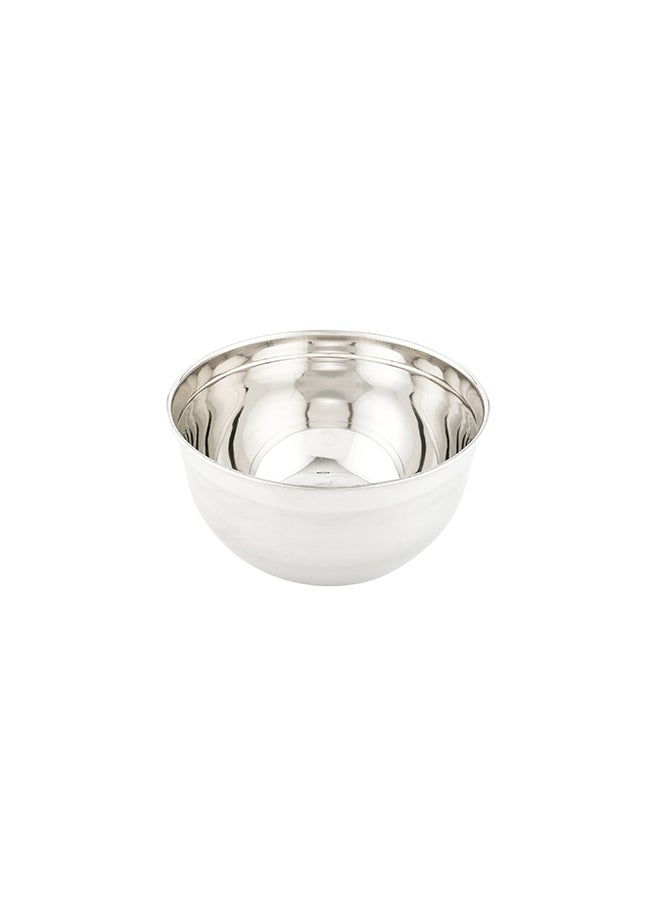 Restaurantware-Met Lux 9 Quart Metal Mixing Bowls, 1 German Deep Flour Bowl - Corrosion-Resistant, Dishwasher-Safe, Stainless Steel Metal Prep Bowl, Durable, For Baking And Cooking