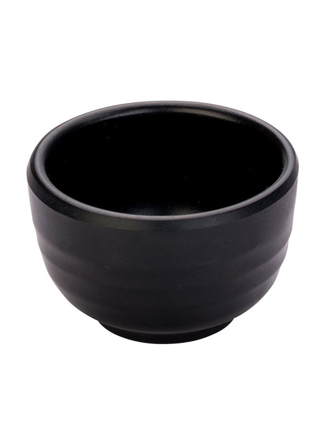 Restaurantware-Voga 2 Ounce Sauce Cups, 10 Round Dipping Cups - For Condiments And Individual Portions, Dishwashable, Black Melamine Dipping Cups, Shatterproof, Japanese Style
