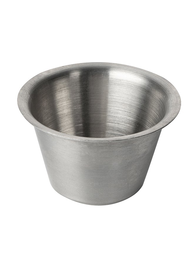 2 Ounce Sauce Cups, 10 Round Dip Cups - For Condiments And Individual Portions, Stackable, Silver Stainless Steel Dipping Cups, Reusable, Durable