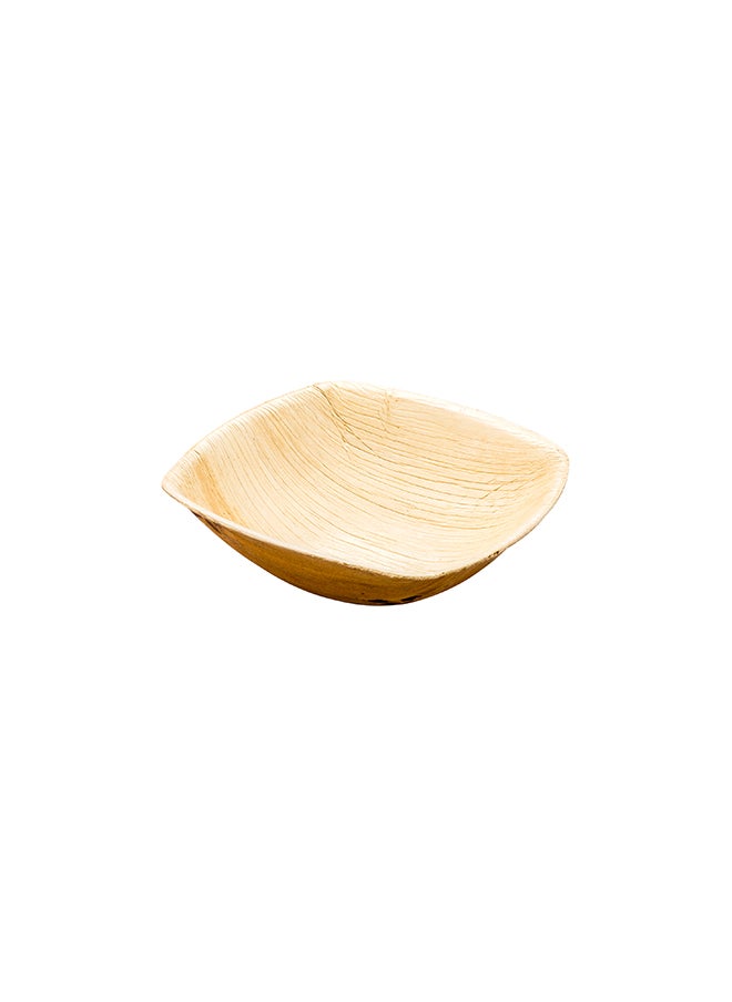 Restaurantware-Midori 7 Ounce Small Square Palm Bowls, 100 Microwavable Palm Leaf Soup Bowls- Freezable, Sustainable, Areca Palm Leaf Deep Bowls, Oven-Ready, For Hot & Cold Foods