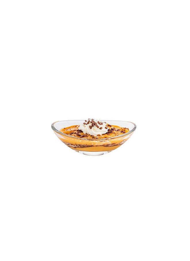 Restaurantware-2 Ounce Mini Glass Bowls, 6 Dishwasher-Safe Glass Prep Bowls - Oval, Lead-Free, Clear Glass Prep Dishes, For Desserts Or Appetizers, For Spices, Condiments Or Ingredients