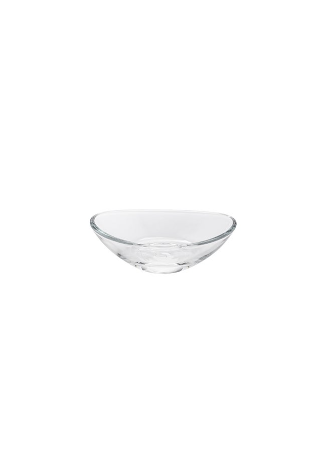 Restaurantware-2 Ounce Mini Glass Bowls, 6 Dishwasher-Safe Glass Prep Bowls - Oval, Lead-Free, Clear Glass Prep Dishes, For Desserts Or Appetizers, For Spices, Condiments Or Ingredients