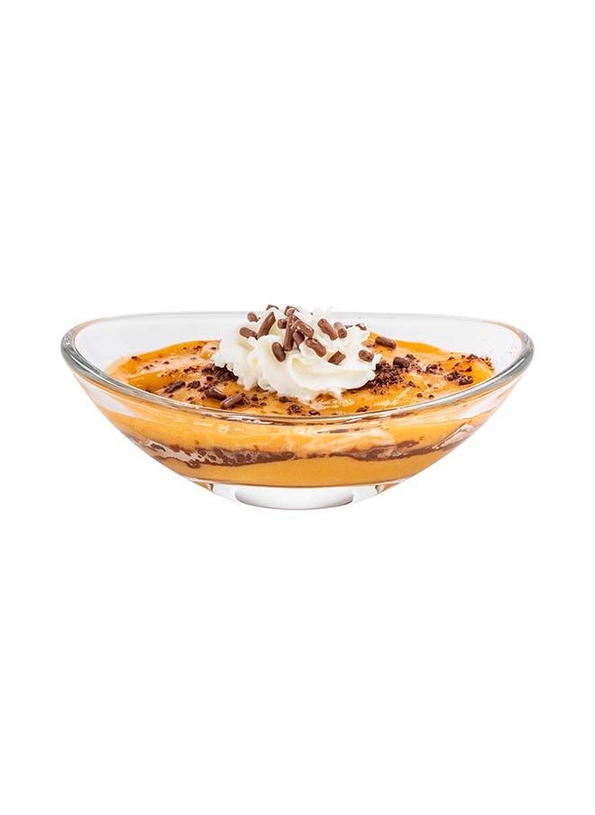 Restaurantware-2 Ounce Mini Glass Bowls, 6 Dishwasher-Safe Glass Prep Bowls - Oval, Lead-Free, Clear Glass Prep Dishes, For Desserts Or Appetizers, For Spices, Condiments Or Ingredients