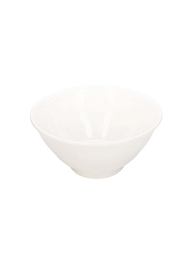 Restaurantware-Voga 74 Ounce Dinner Bowls, 10 Premium Serving Bowls - Top Rack Dishwashable, Wide Rim, White Melamine Salad Bowls, Serve Hot And Cold Foods, For Parties Or Events