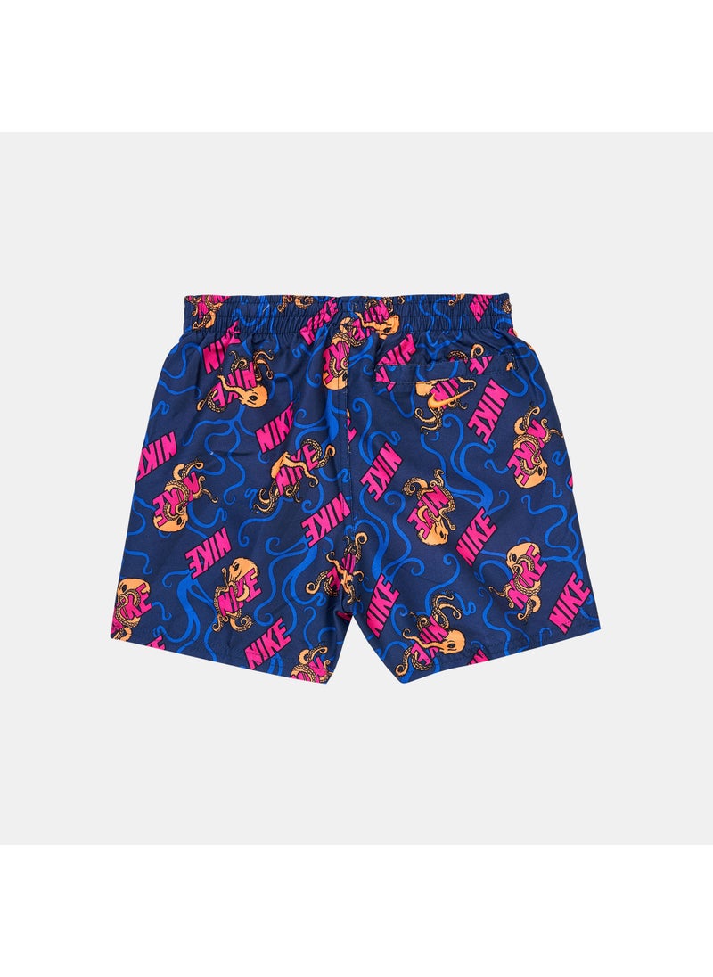 Kids' 4-inch Printed Volley Shorts