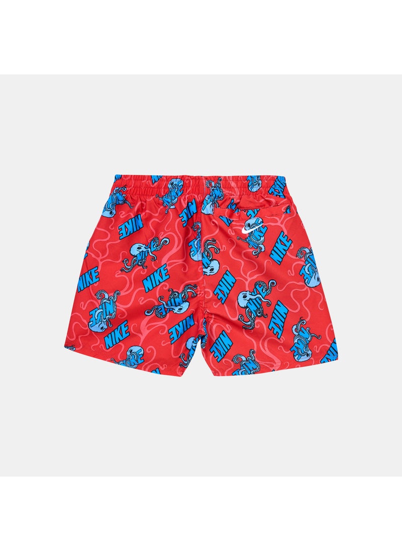 Kids' 4-inch Printed Volley Shorts