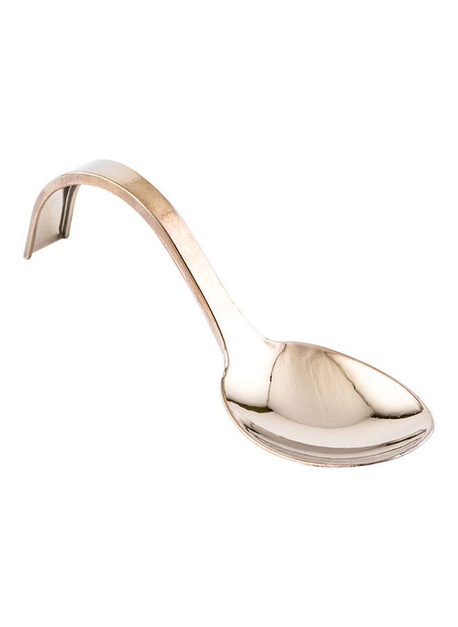 Restaurantware-4 Inch Tasting Spoons, 100 Disposable Appetizer Spoons - Curved Handle, Pair With Appetizers or Desserts, Silver Plastic Sample Spoons, For Parties Or Special Occasions,
