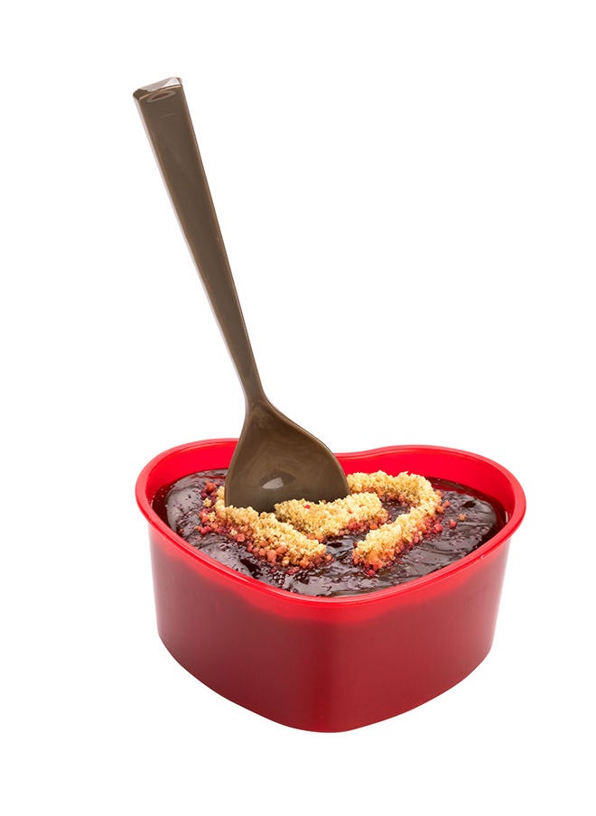Restaurantware-4.5 x 1 Inch Dessert Spoons, 500 Disposable Tasting Spoons - Sturdy Handles, Premium, Fashion Gray Plastic Ice Cream Spoons, Heavy-Duty, For Gelatos, Sundaes, Puddings, And More