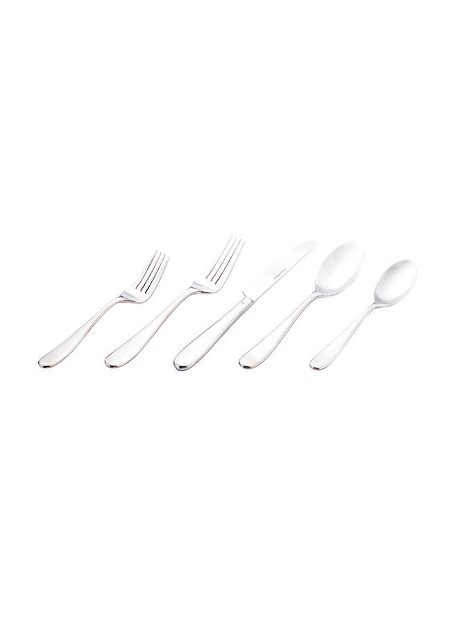 Restaurantware-Sovereign Silverware Set, 10 Piece Heavy-Duty Cutlery Set - 18/10 Stainless Steel, Service For 2, Durable Flatware Set, Dishwashable, For Homes Or Restaurants