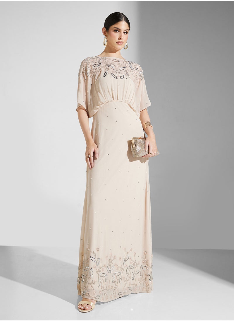 Embellished Maxi Dress