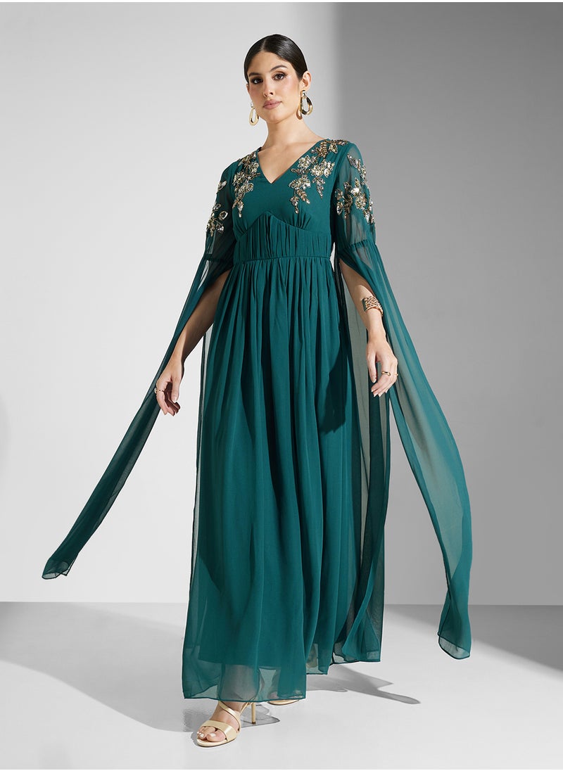 Embellished Maxi Dress