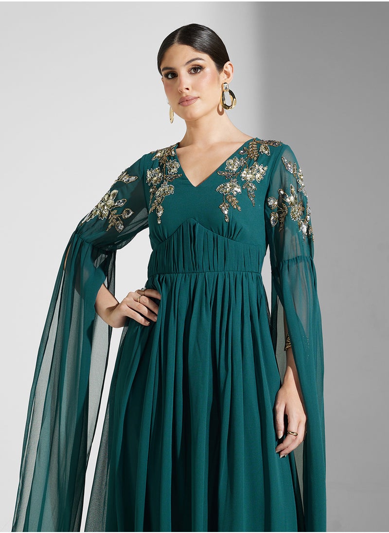 Embellished Maxi Dress