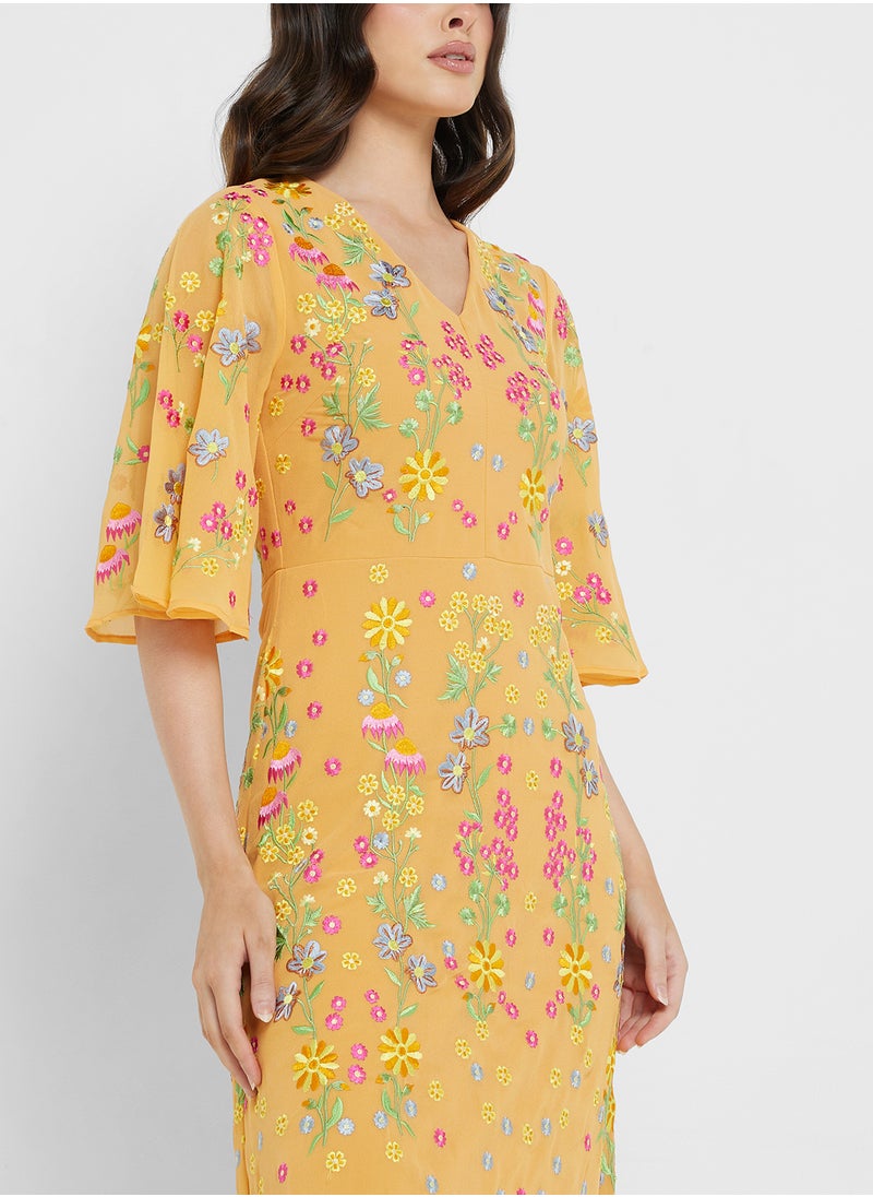 Embellished Maxi Dress