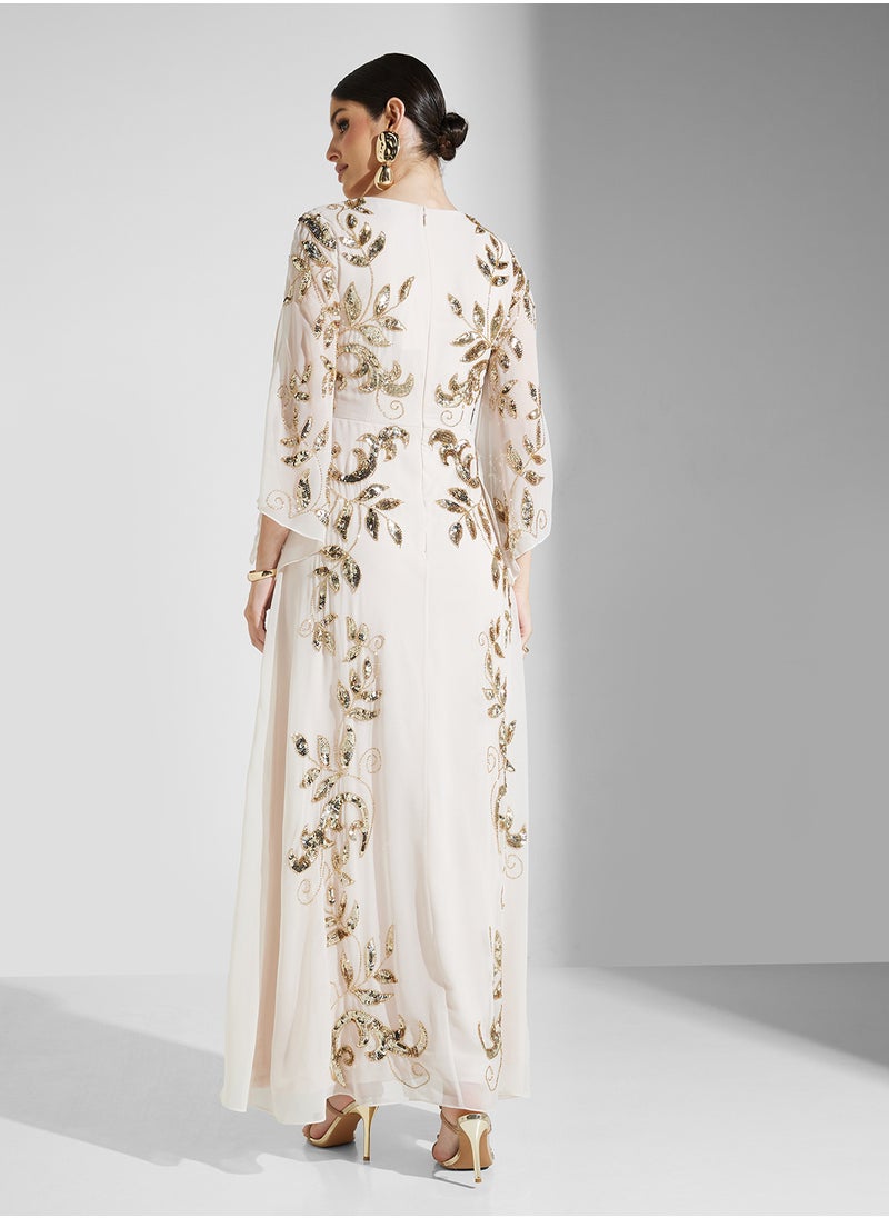 Embellished Maxi Dress
