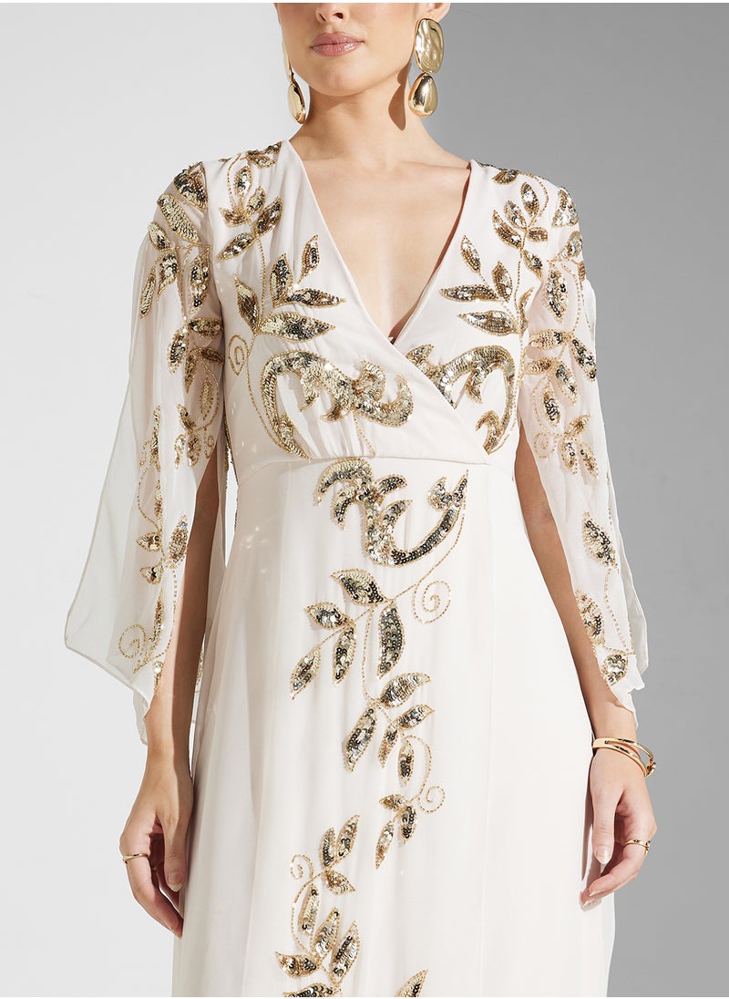 Embellished Maxi Dress