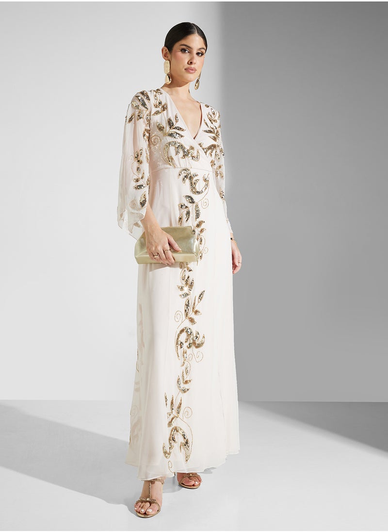 Embellished Maxi Dress