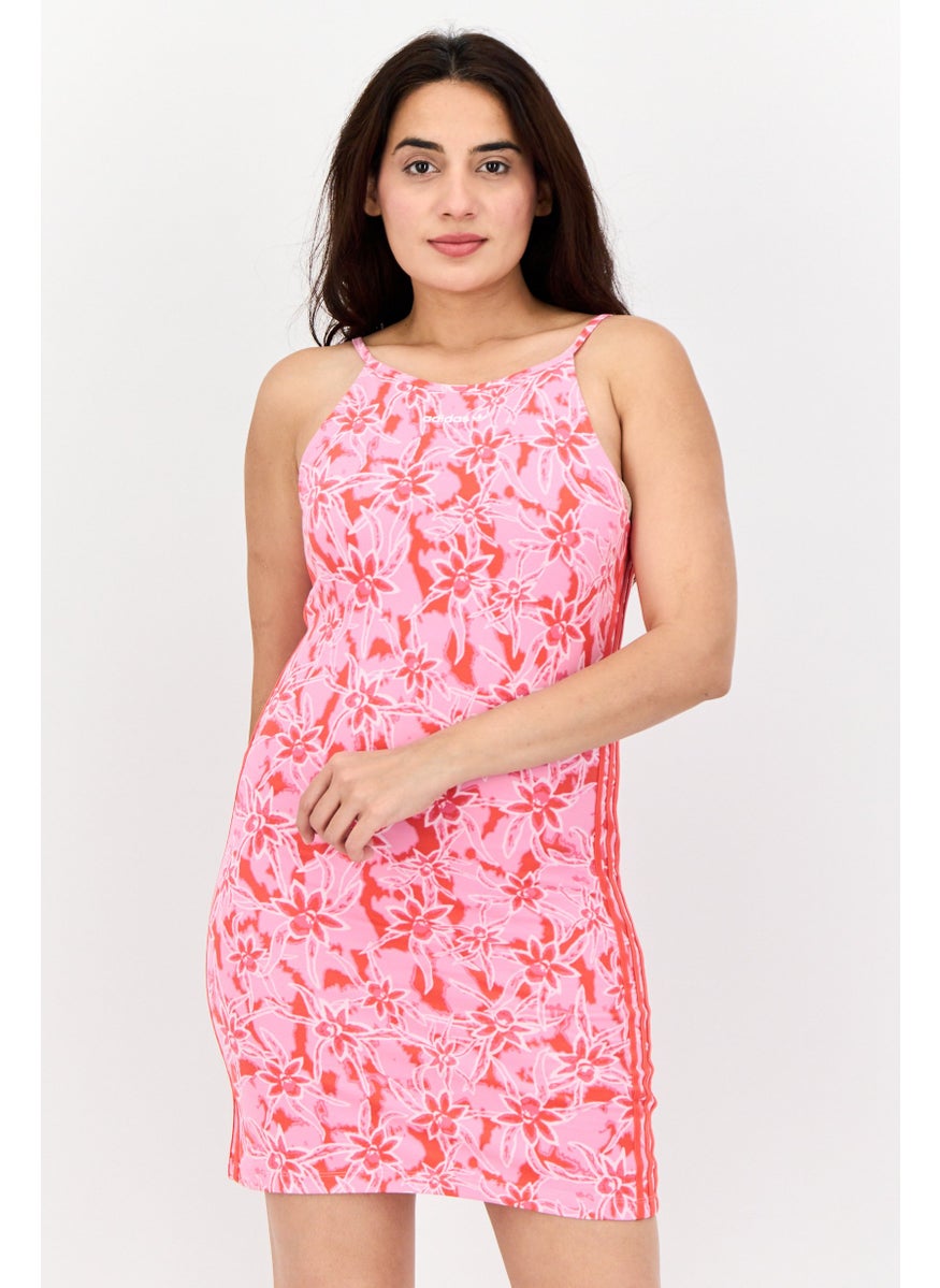 Women Sportswear Fit Sleeveless Outdoor Tight Dress, Multicolor