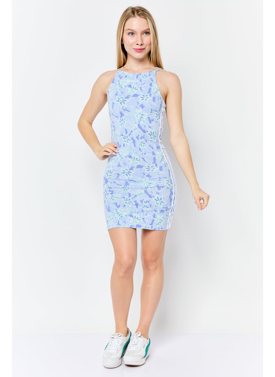 Women Sportswear Fit Sleeveless Outdoor Tight Dress, Lavender