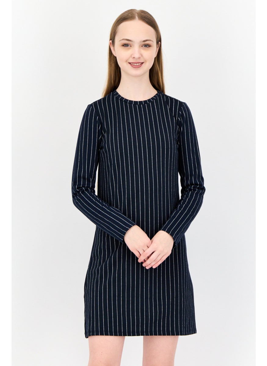 Women Stripe Mini Dress, Multicolor