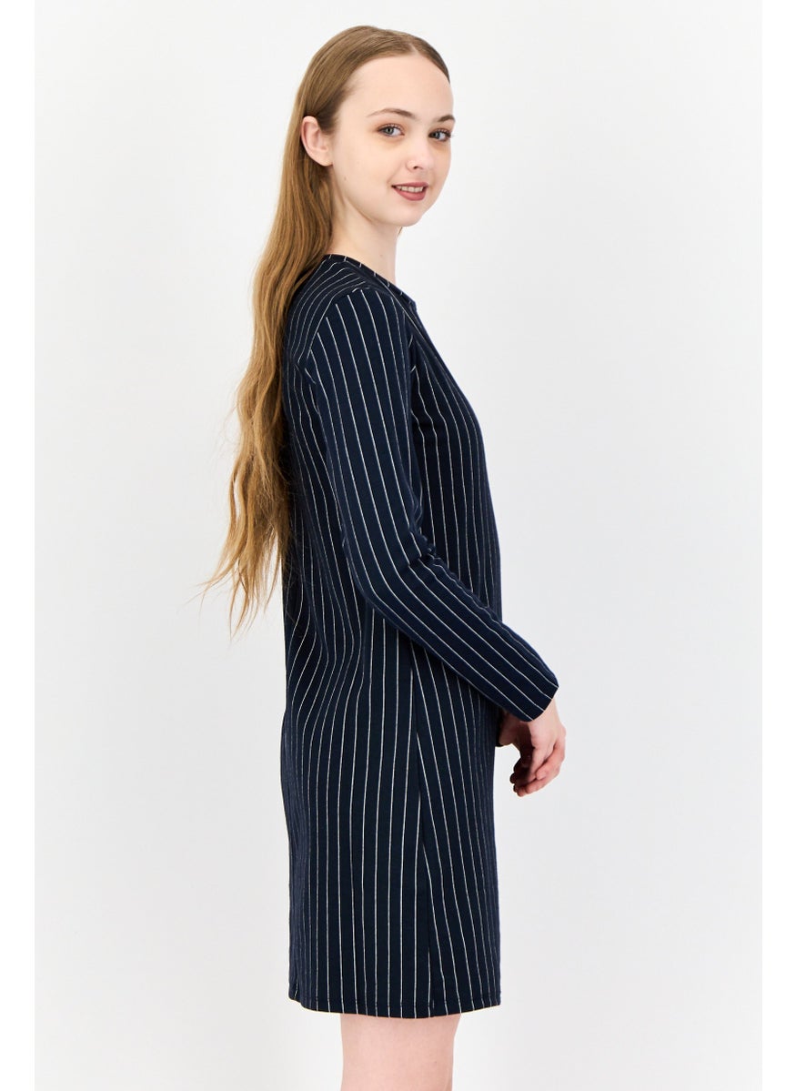 Women Stripe Mini Dress, Multicolor