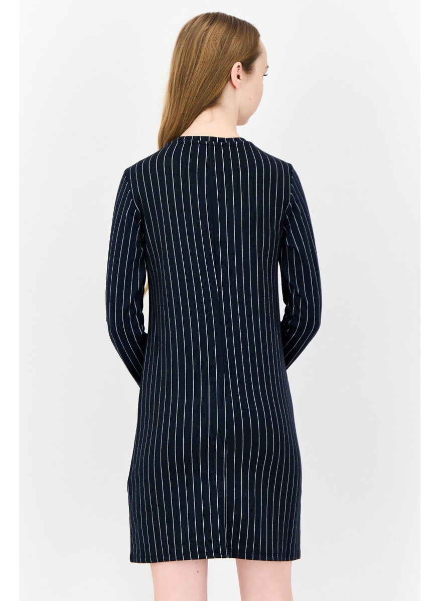 Women Stripe Mini Dress, Multicolor