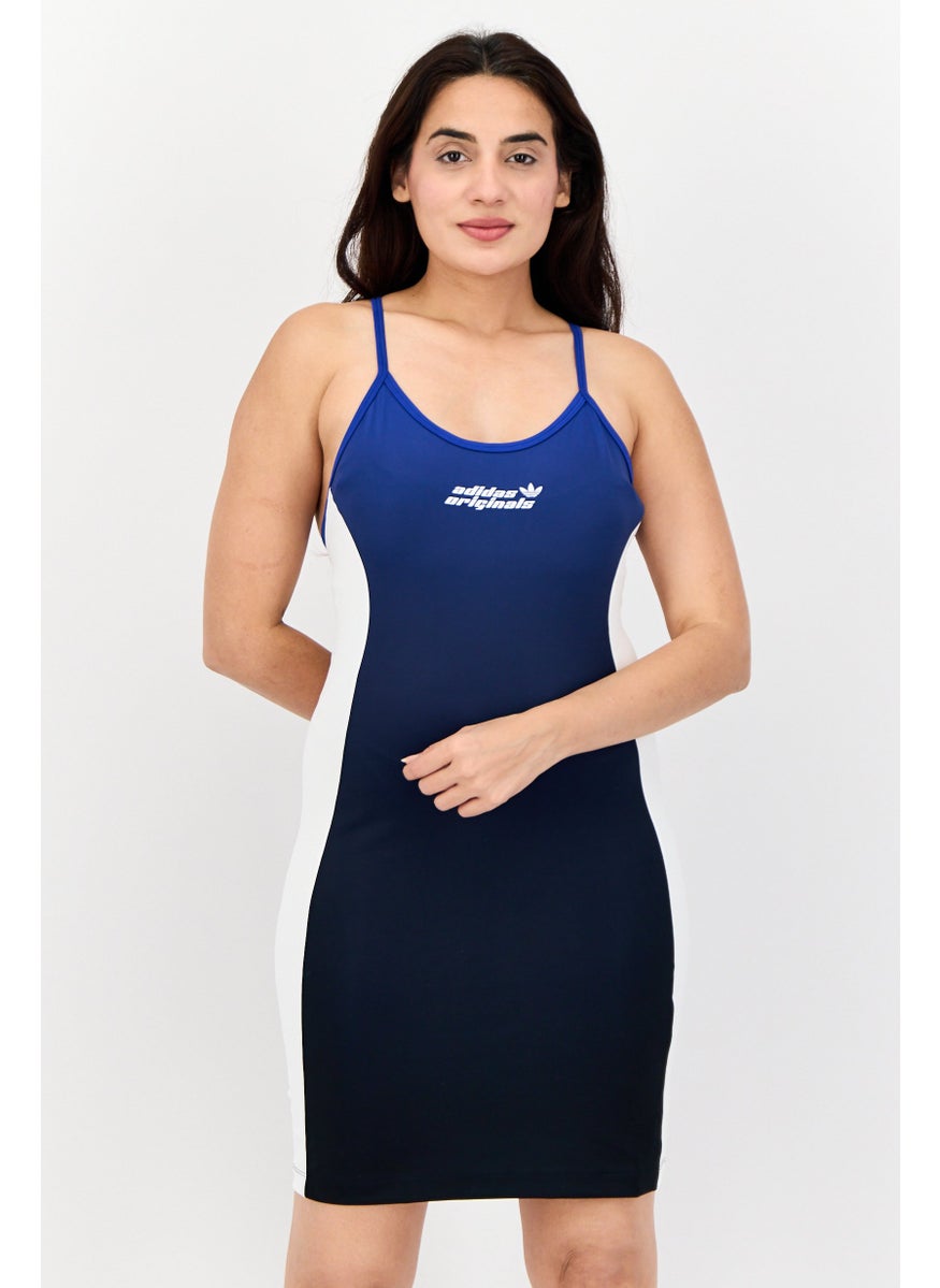 Women Sportswear Fit Sleeveless Outdoor Dress, Multicolor
