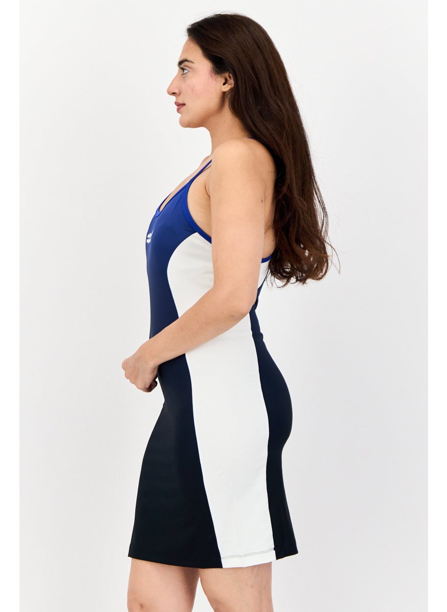 Women Sportswear Fit Sleeveless Outdoor Dress, Multicolor