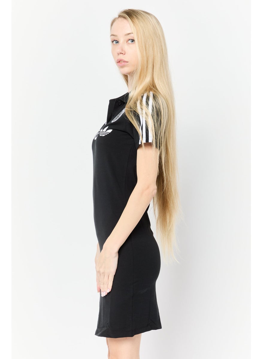 Women Sportswear Fit Outdoor Mini Dress, Black