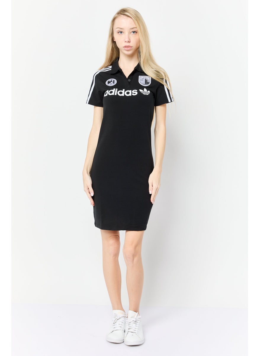 Women Sportswear Fit Outdoor Mini Dress, Black