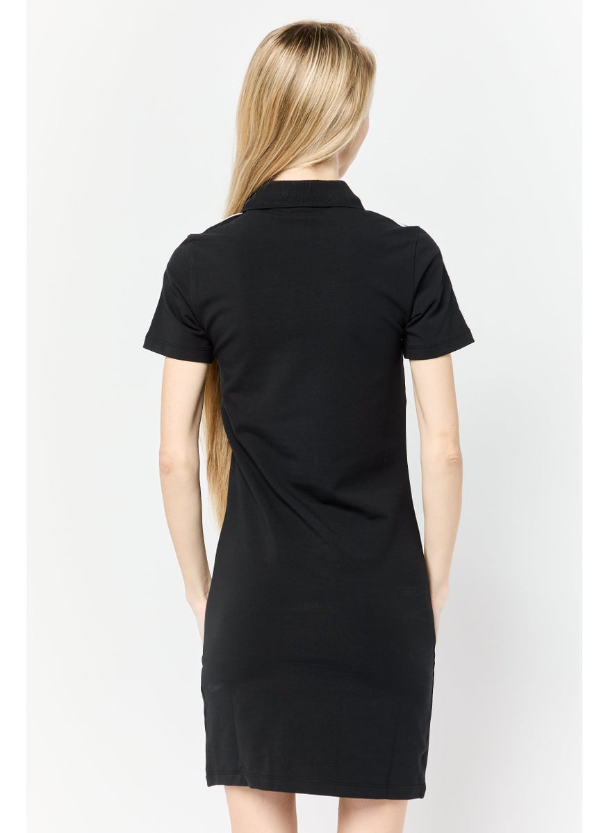 Women Sportswear Fit Outdoor Mini Dress, Black