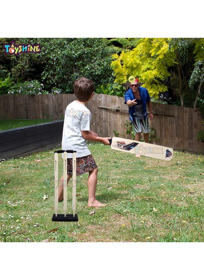 Toyshine Speed Up X-Shot Combo Box Cricket Kit For Kids (Bat Size: 4, 5-10 Yrs) Gift Sports Outdoor Toy Boys Girls Picnic (Carry Bag)- Sstp,Pink