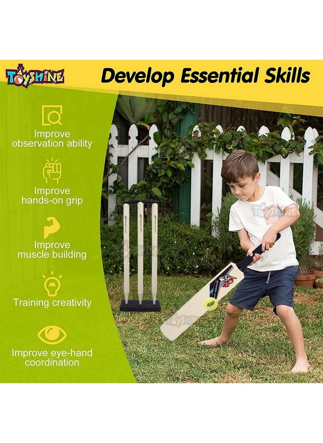 Toyshine Speed Up X-Shot Combo Box Cricket Kit For Kids (Bat Size: 4, 5-10 Yrs) Gift Sports Outdoor Toy Boys Girls Picnic (Carry Bag)- Sstp,Pink
