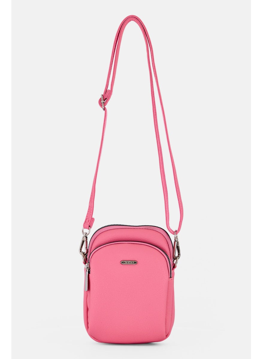 Women Weekend Cross Body Bag , Pink