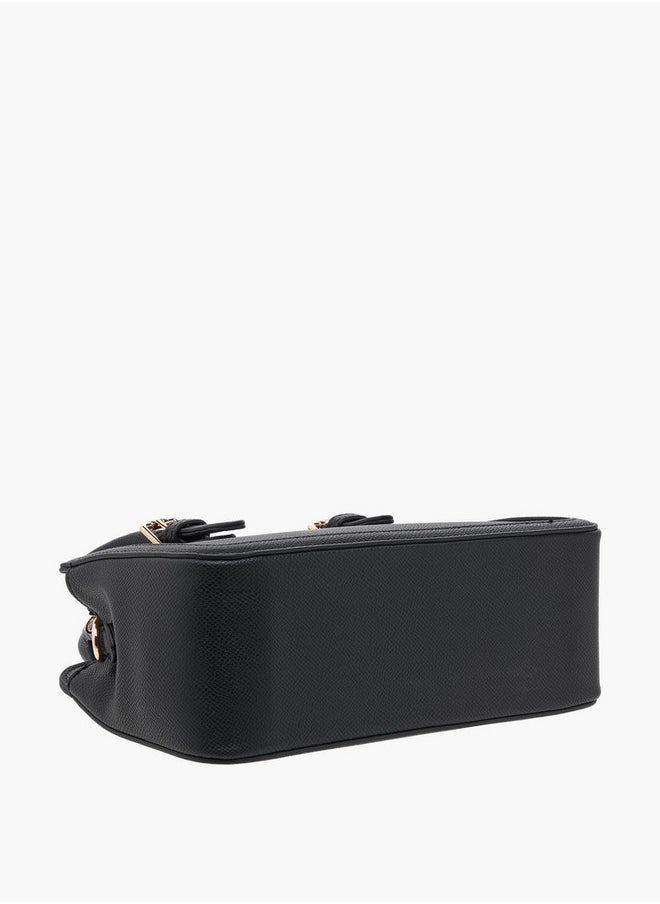 Solid Tote Bag with Double Handles and Detachable Coin Purse