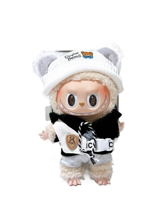 Bubble Materab 17cm Vinyl Doll Blind Box Pendant 1st and 2nd Generation Changeable Clothes Substitute Accessories Doll Clothes (Excluding Dolls)
