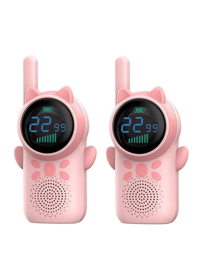 Kids Toy Adventure Walkie Talkies - Pretend Play Two-Way Radios for Imaginative Games, Built-in Flashlight & Rechargeable Battery, Perfect for Boys & Girls 3-12 Years Old