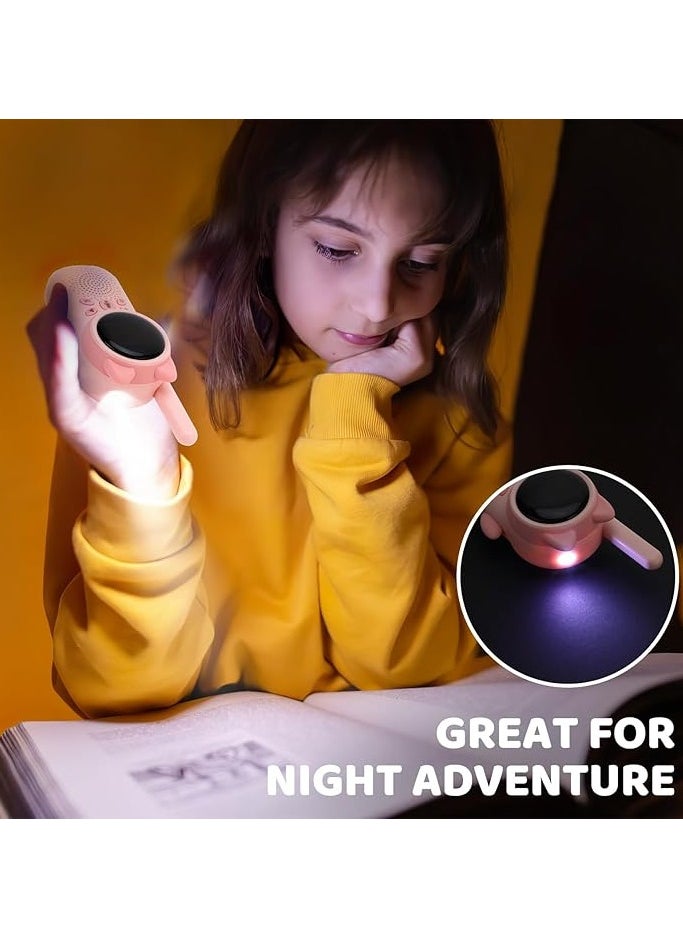 Kids Toy Adventure Walkie Talkies - Pretend Play Two-Way Radios for Imaginative Games, Built-in Flashlight & Rechargeable Battery, Perfect for Boys & Girls 3-12 Years Old