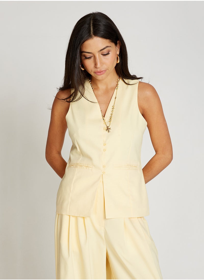 Pocket Detail Waistcoat