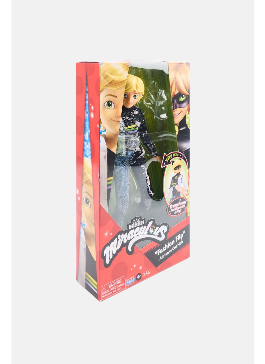 Fashion Flip Adrien To Cat Noir With Sequins Outfit  Fashion Doll
