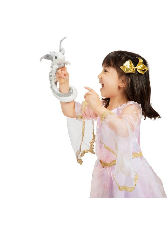 Folkmanis Pearl Dragon Wristlet Finger Puppet