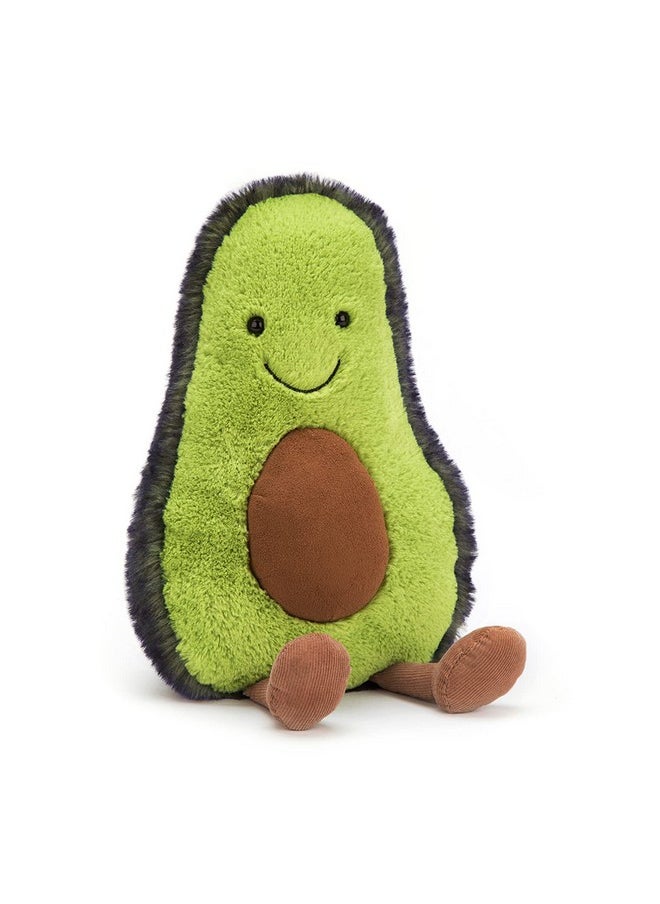 Jellycat Amuseables Avocado Stuffed Toy, Medium 12 inches | Vegetable Plush | Fun Gift Idea