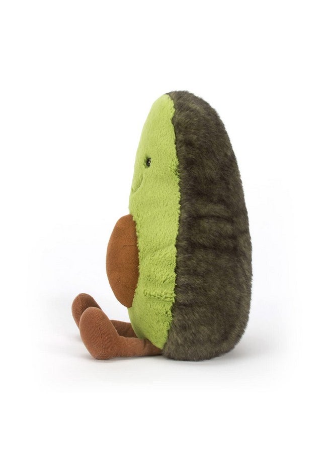 Jellycat Amuseables Avocado Stuffed Toy, Medium 12 inches | Vegetable Plush | Fun Gift Idea