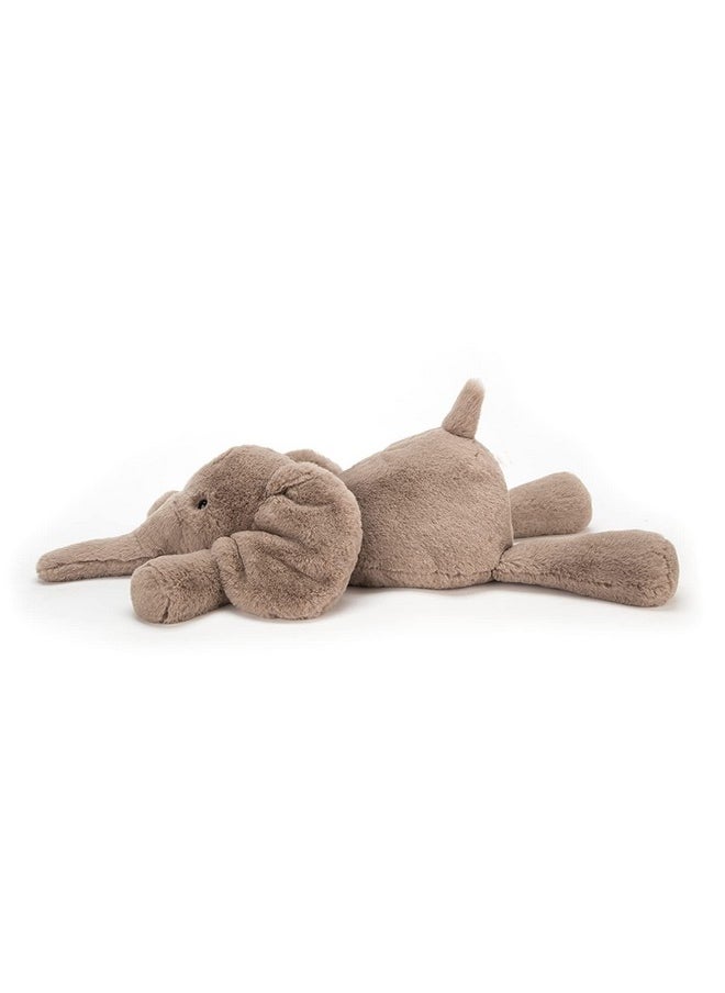 Jellycat Smudge Elephant Stuffed Animal, Medium 9.5 inches | Elephant Plush Toy | Classic Children's Gift