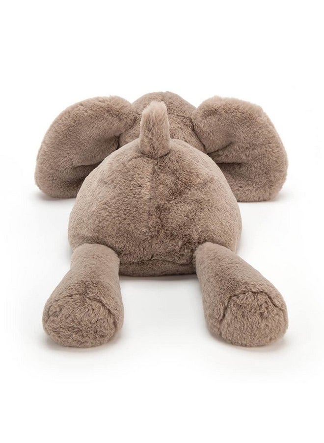 Jellycat Smudge Elephant Stuffed Animal, Medium 9.5 inches | Elephant Plush Toy | Classic Children's Gift