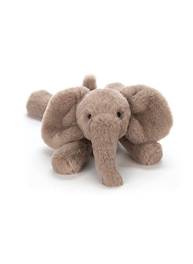 Jellycat Smudge Elephant Stuffed Animal, Medium 9.5 inches | Elephant Plush Toy | Classic Children's Gift