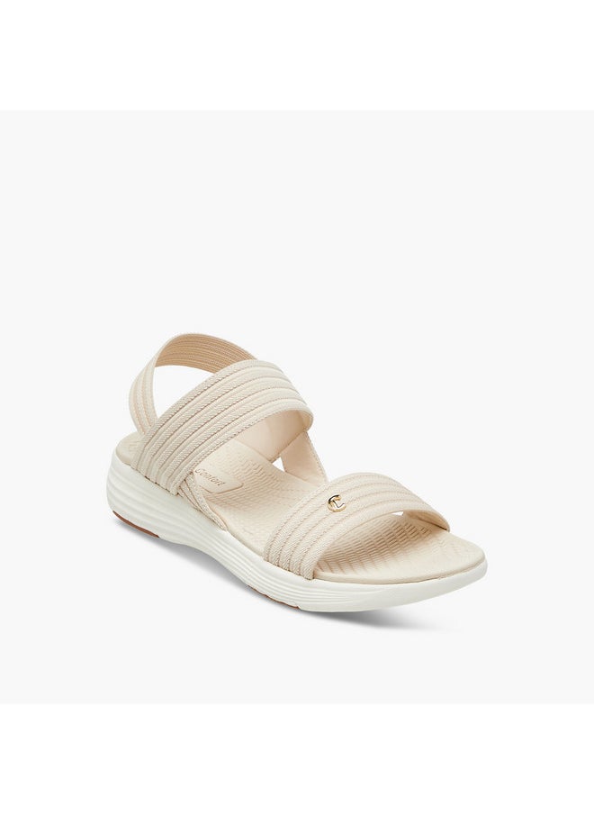 Women's Textured Sandals with Backstrap